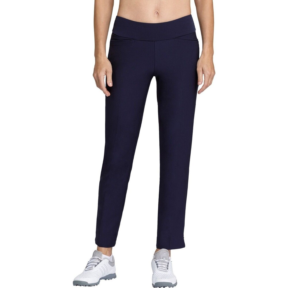 NEW Tail Women's Pull on Ankle Pants size 14 Night Black Golf Walking Athleisure